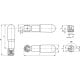 Swiveling handle, foldable IR.620/45-SST-SD16 - technopolymer