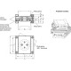 Rotary module GN 900.5-120-145 - for sliding mechanisms GN 900