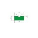 Chain guide profile 2 - 1 x 17mm - H15 2000mm