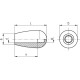 Handle I.622/25 N-6 CLEAN - technopolymer