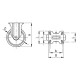 Fixed wheel fi 100mm rubber with mounting plate, load capacity 70 kg 4022 - 100x30