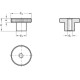 Knurled nut DIN 466-M5 - steel