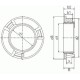 Clip-on spherical bearing ECLM-16-03