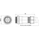 Electrical connector TS29RS09 4x25A+5x5A/500V