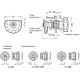 Lock GN 119-DK-A5 - steel
