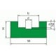 Chain guide profile 3 - 1/2 x 3/16 - H15 2000mm