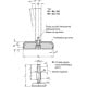 Stainless steel leveling foot GN 31-80-M24-224-C4-W - yellow