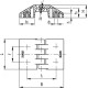 CFE.66 B-M6 hinge - inserts with threaded hole CFE.66 B-M6 hinge - inserts with threaded hole