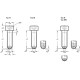 Pressure screw with ball GN 606-M6-25-V - steel