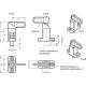 Locking pin GN 722.2-16-30-B-SW - black steel