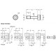 Stainless steel pan head screw GN 912.2-M5-25-NI - with thin shank for loss prevention