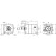 Planetary gear SPLF90-07MB NEMA34 1:7 motor shaft 14mm