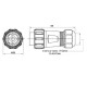 Electrical connector TS21CP02 30A/500V