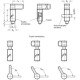 Indexing pin with lever GN 712-6-M16x1.5-RK - pull-out pin