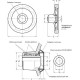 Handwheel, safe GN 321.6-160-K14-A - without handle