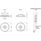 Washers for magnets GN 70-27-A-NI - stainless steel