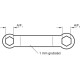 Double wrench GN 607.9-SW14-SW16 - for mounting gn 607.2 / gn 607.3