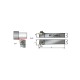 Folding lathe knife for external turning MTGNL 2525 M22