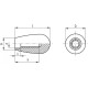 Handle I.222/55-M12 - threaded hole