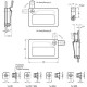 Lock GN 115-HG-38-SW - black zinc casting