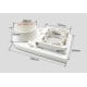 Spindle brush dust collector with 75mm flange