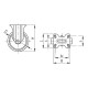 Fixed wheel, gray metal-rubber 4022 - 160x40 - load capacity 145 kg