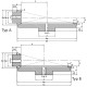 Bevel gear - bevel gears 1:4 M5 Z15/60 B