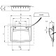 EPR.120/F-SH-C2 cassette holder - with flap orange