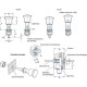 Stainless steel indexing pin GN 8170-6-B-VH-H - hygienic design on knob and pin side full hygiene