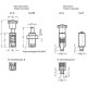 Locking pin GN 313-8-A-2-NI - locking pin, stainless steel