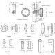 GN 115-SG-13 lock - zinc casting