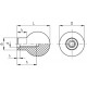 Ball knob P.111/37-M8 - duroplast
