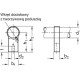 GN 333.9-28-A-SW brackets - for straight pipe holders black