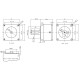 SC57STH NEMA23 stepper motor planetary gearbox 1:4 motor shaft 6.35mm