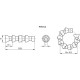 FH.1/4 modular coolant pipe system - set with 1/4 diameter pipes, technopolymer