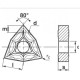Cutting insert WNMG080404-HM TG1225 IRON ROOT