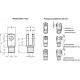 Fork joint GN 751-14-56-M14-B - steel
