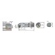 Folding lathe knife for internal turning S16Q-SSSCR09 16 mm length 180