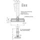Stainless steel leveling foot GN 31-80-M16-75-B2-TK -
