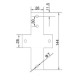 Cross connection plate for 30x30 profiles