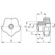 Rankenėlė VC.254/60 B-M12 – duroplast