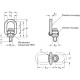 Swivel suspension GN 586.1-M20