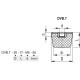 Vibration isolator DVB.7-43-50-SST-M10-55 - threaded, blind hole