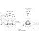 Fixing ring GN 587.1-129-A - for welding