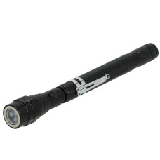 Telescopic flashlight with magnet