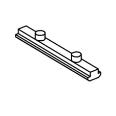 Straight connector 90mm