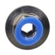 Straight pneumatic plug-in connector, for hose fi 8 mm, G 1/2 GZ, nickel-plated brass