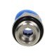 Straight pneumatic plug-in connector, for hose fi 8 mm, G 1/4 GZ, nickel-plated brass