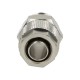 Straight screwed pneumatic hose connector, fi 10x8 mm, G 1/4 GZ, nickel-plated brass