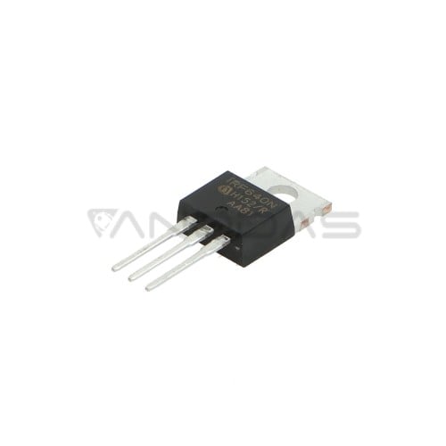 Tranzistorius IRF640N, TO220AB, N-MOSFET, 18A, 200V  Tranzistorius IRF640N, TO220AB, N-MOSFET, 18A, 200V
